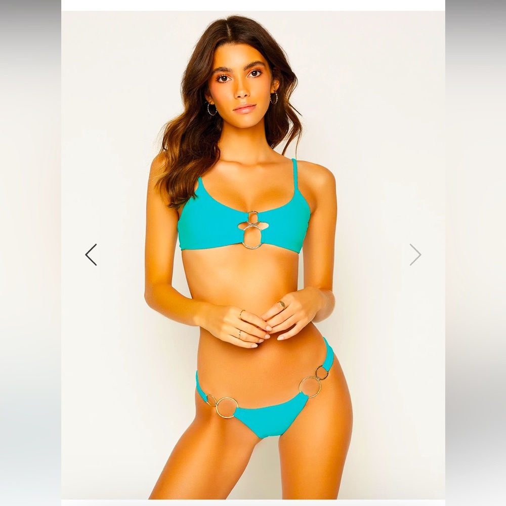 NWT Beach Bunny Nadia Skimpy Swim Bottom - Size L